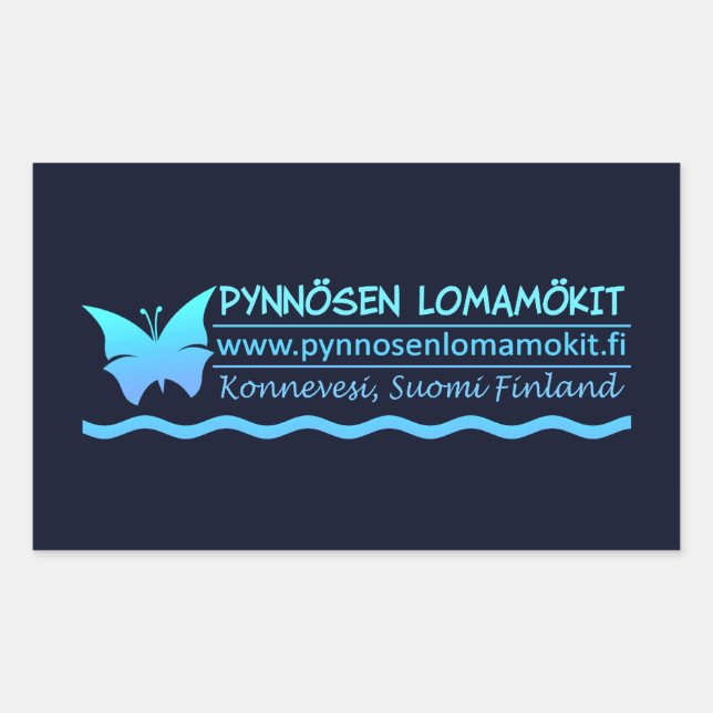 Pegatinas de Pynnösen Lomamökit - personalizar (Anverso)