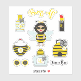 Pegatinas de Queen Bee