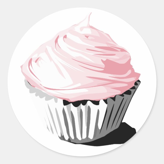 Pegatinas de quequitos rosados (Anverso)