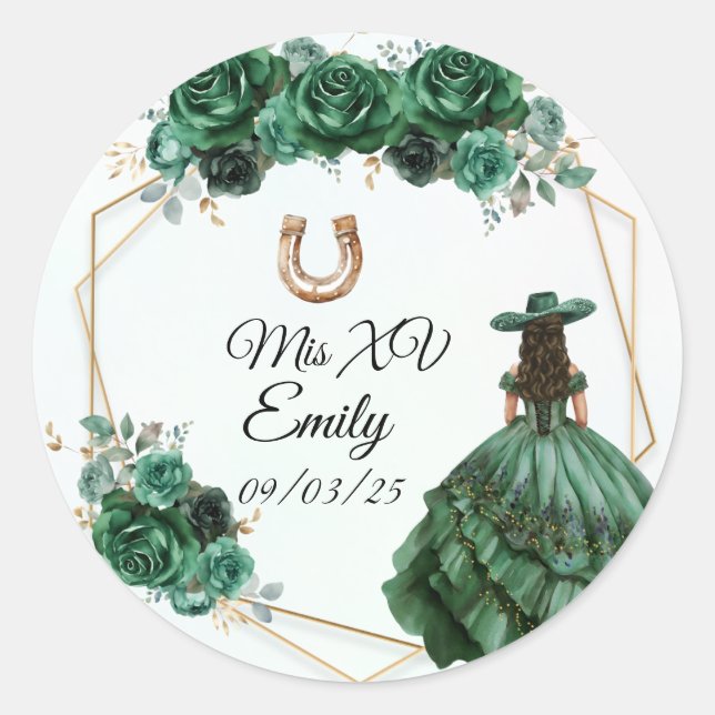 Pegatinas de Quince (Anverso)