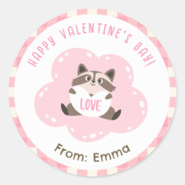 Pegatinas de Raccoon Valentine se burlan de los ni