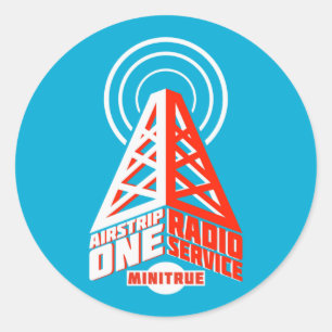 Pegatinas de radio del servicio de la pista de