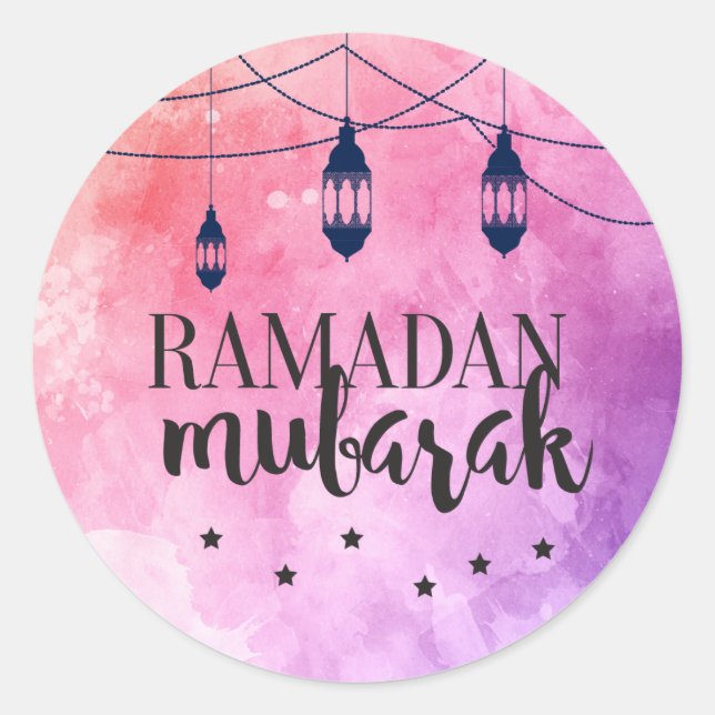 Pegatinas de Ramadan Mubarak, Pegatinas de Eid Mub (Anverso)