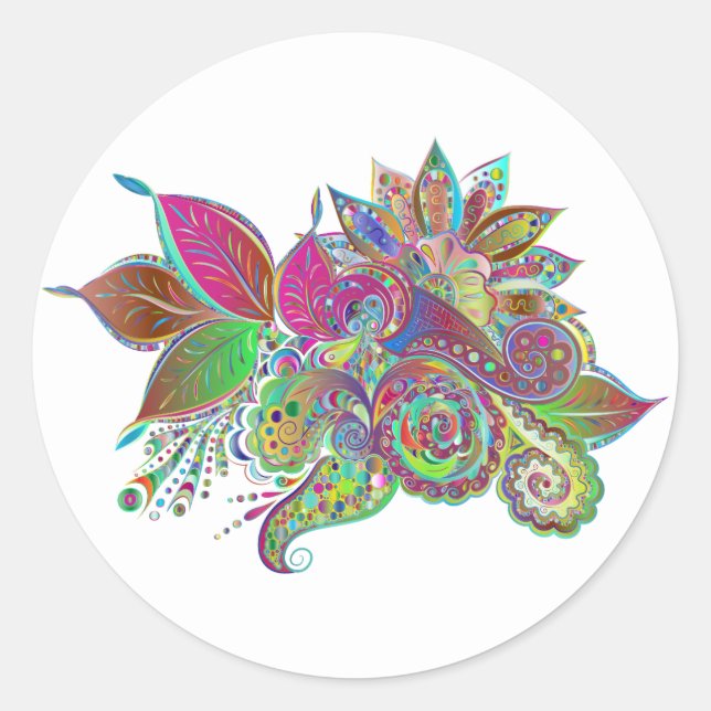 pegatinas de ramos de arcoiris (Anverso)