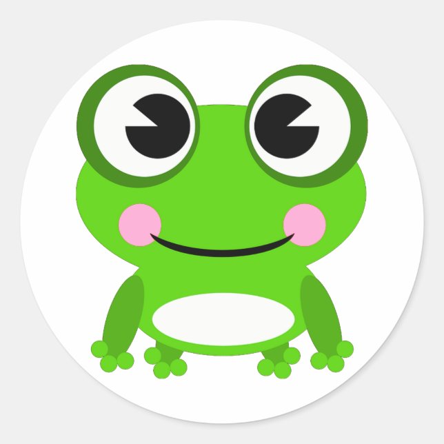 Pegatinas de rana (Anverso)