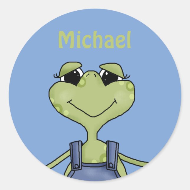 Pegatinas de rana personalizados (Anverso)