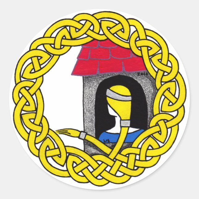 Pegatinas de Rapunzel (Anverso)