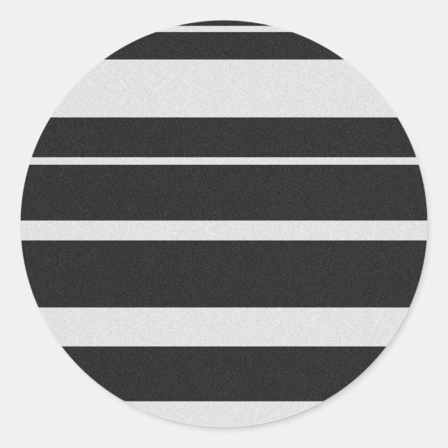 Pegatinas de rayas blancas y negras (Anverso)