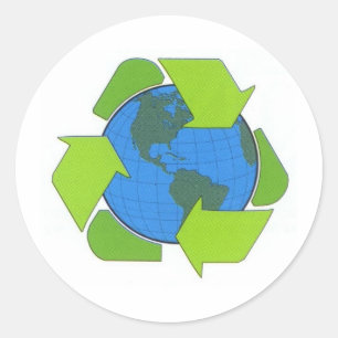 pegatinas de reciclaje