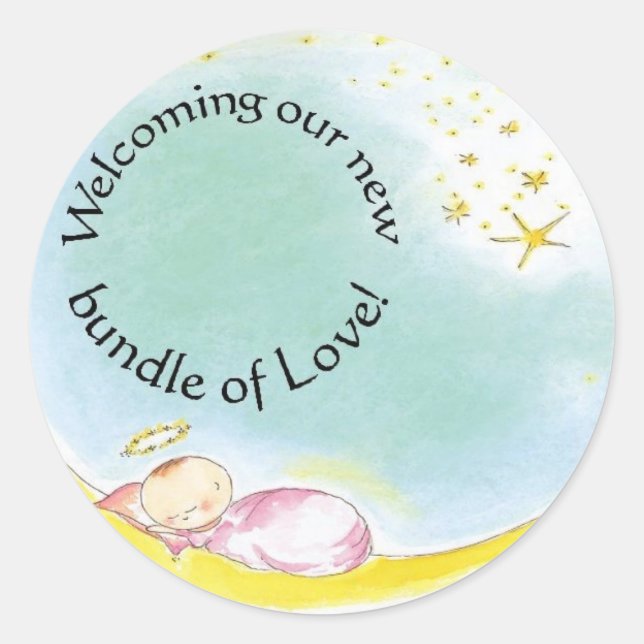 pegatinas de recién nacido (Anverso)