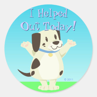 Pegatinas de recompensa de perros útiles