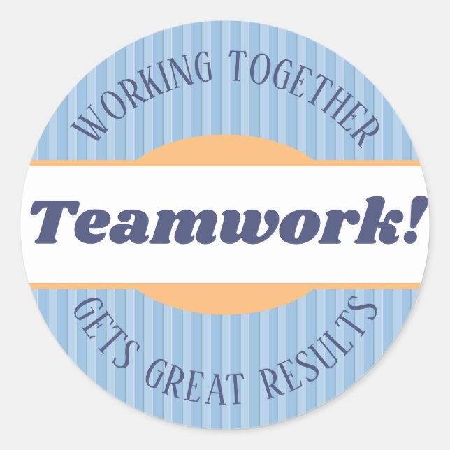 Pegatinas de reconocimiento de empleados de gran c (Anverso)