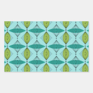 Pegatinas de Rectángulo de Ogeo Atómico y Starbu