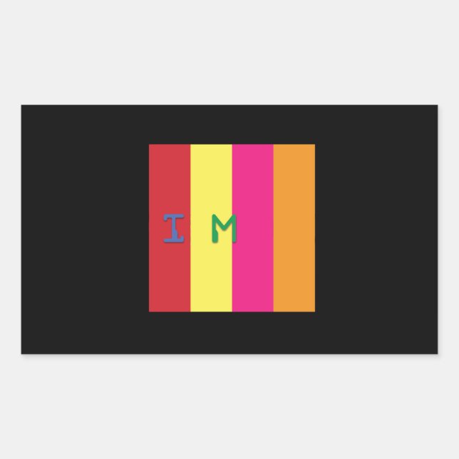 Pegatinas de Rectángulo, Glossy, 4,5 x 2,7 AMOR DE (Anverso)