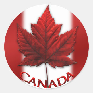 Pegatinas de recuerdo de Canadá Pegatinas de hojas