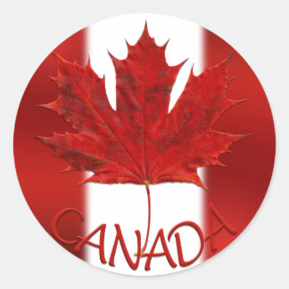 Pegatinas de recuerdo de Canadá Pegatinas de hojas