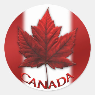 Pegatinas de recuerdo de Canadá Pegatinas de hojas