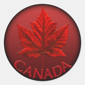 Pegatinas de recuerdo de Canadá Pegatinas de hojas