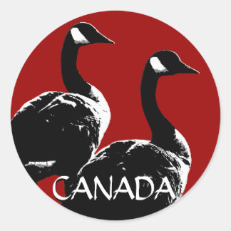 Pegatinas de recuerdo de Canadá Pegatinas de oca d