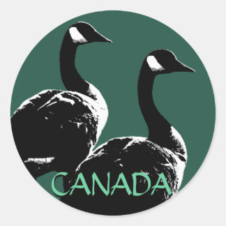 Pegatinas de recuerdo de Canadá Pegatinas de oca d