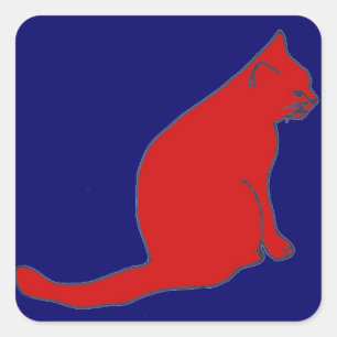 Pegatinas de Red Kitty