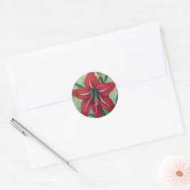Pegatinas de Red Lily
