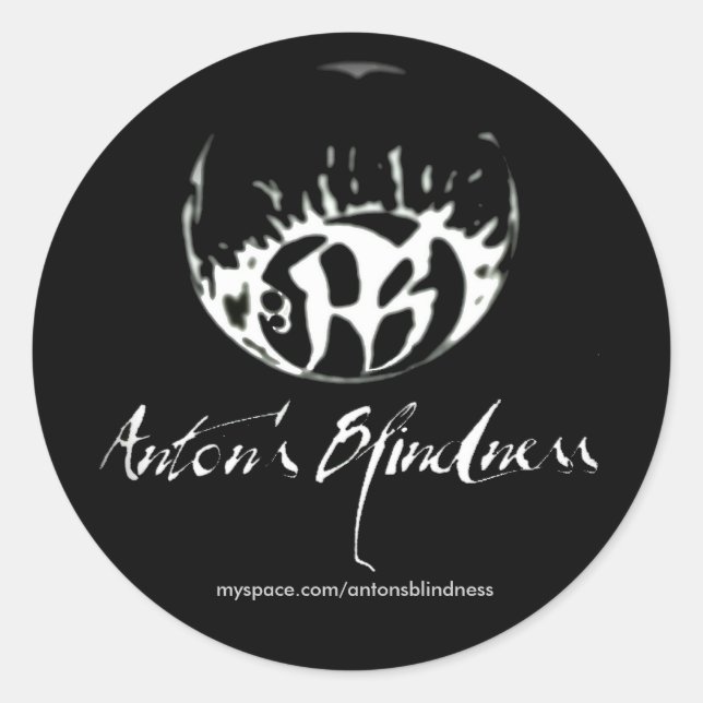 Pegatinas de redondeo de moda a negro - Personaliz (Anverso)