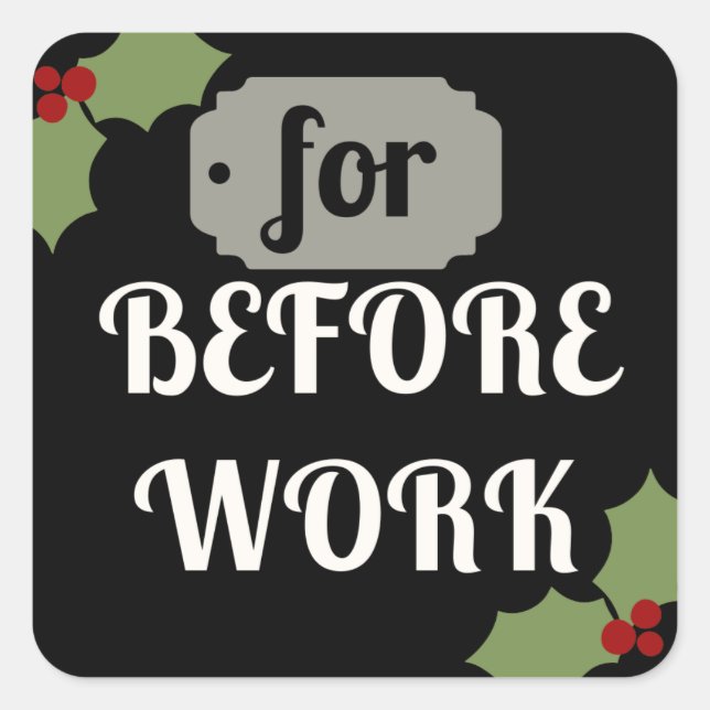 Pegatinas de regalo de café para amantes del café (Anverso)