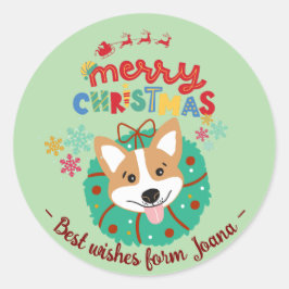 Pegatinas de regalo de Dog Lover con la temática d
