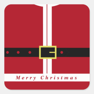 Pegatinas de regalo de Navidades de Santa Claus