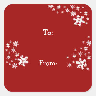 Pegatinas de regalo de vacaciones para navidades