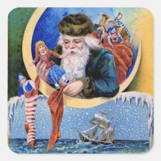 Pegatinas de regalo de vacaciones para navidades