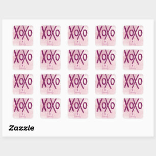 Pegatinas de regalo de XOXO