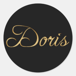 Pegatinas de regalo personalizados con marca DORIS