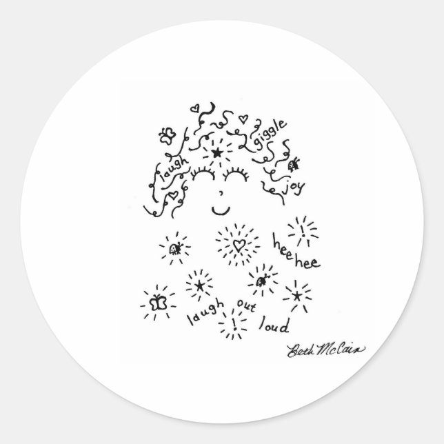 Pegatinas de reír y reír (Anverso)