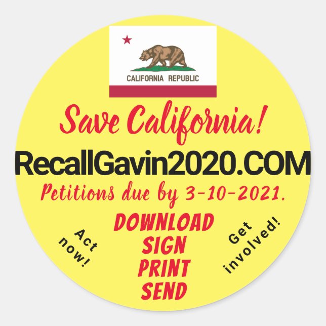 pegatinas de retirada de Ronda de 3" (Anverso)