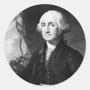 Pegatinas de Retrato de George Washington