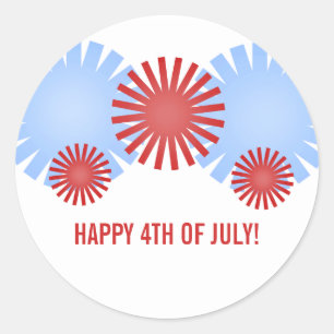 Pegatinas de Retro Fireworks