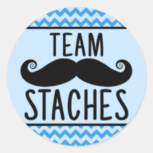 Pegatinas de revelación de género de Team Staches