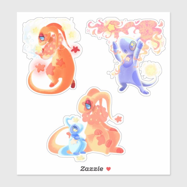 Pegatinas de Rising Star (Hoja)