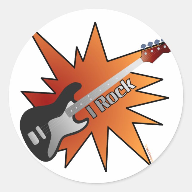 Pegatinas de rock de I (Anverso)