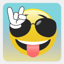 Pegatinas De Rock On Emoji Ombre