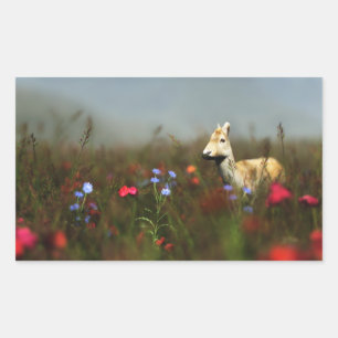 Pegatinas de Roe in a Meadow