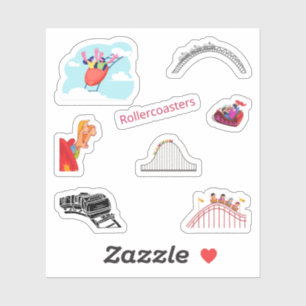Pegatinas de Rollercoaster