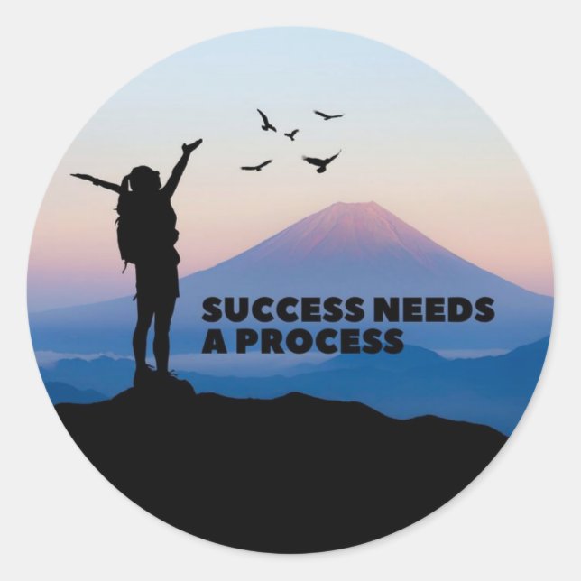 Pegatinas de ronda motivacionales (Anverso)