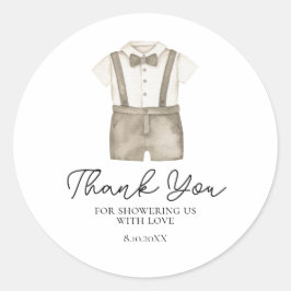 Pegatinas de ropa boho linda para baby shower de n