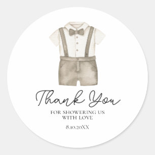 Pegatinas de ropa boho linda para baby shower de n