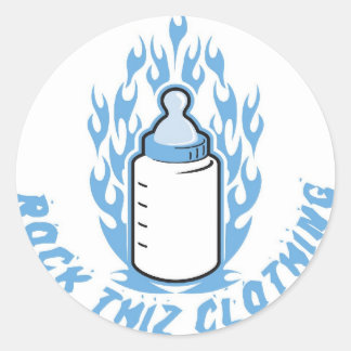 Pegatinas de ropa Rock Thiz Botella Bebé Azul