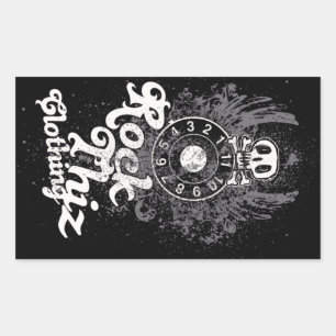 Pegatinas de ropa Rock Thiz Skull y Números #2