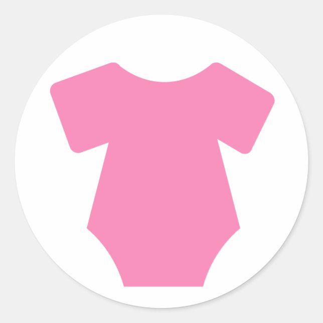 Pegatinas de ropa rosada (Anverso)